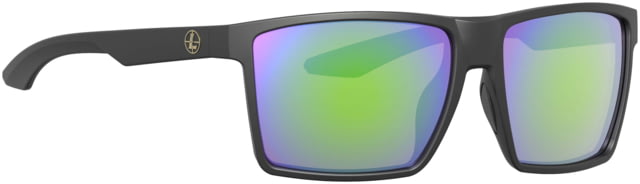 Leupold DeSoto Sunglasses Matte Black Emerald Mirror