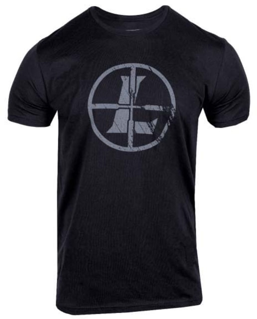 Leupold Distressed Reticle T-Shirt - Men's Medium Black