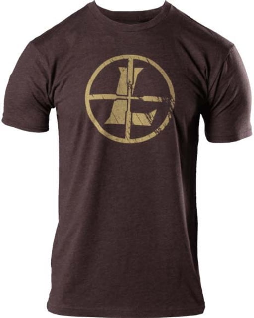 Leupold Distressed Reticle Tee - Men's Espresso Heather L