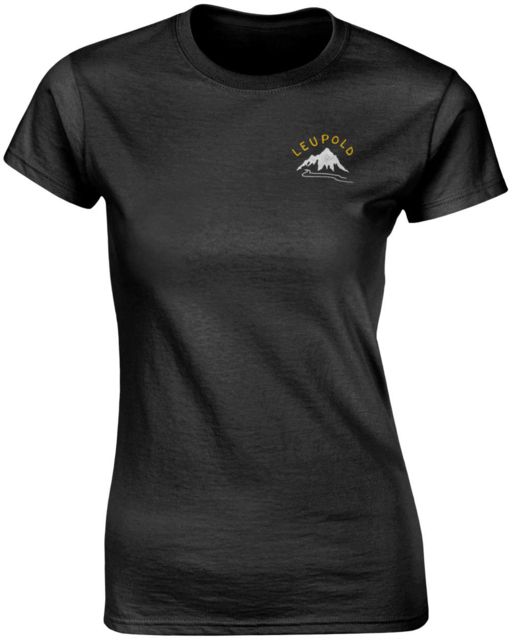 Leupold Keep It Public Premium Short Sleeve Shirt - Women's Cotton/Poly Blend Black Small