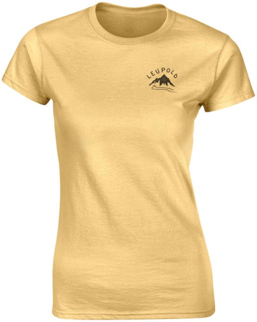 Leupold Leupold Keep It Public Premium Short Sleeve Shirt - WoMen's Cotton/Poly Blend Banana Cream 2XL - $27.99 at Optics Planet