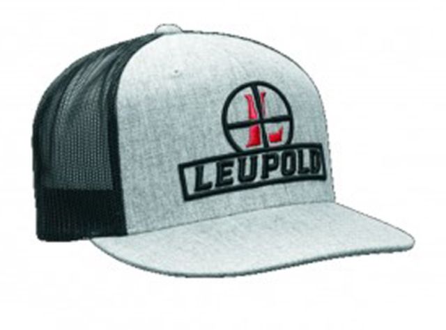 Leupold L Optics Flat Brim Trucker Hat DK Green / White OS