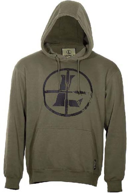 Leupold Distressed Reticle Hoodie - Men's Ash Green XL