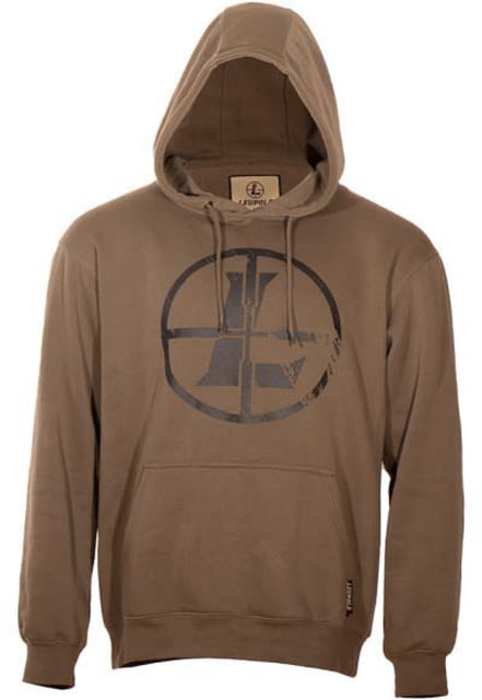 Leupold Distressed Reticle Hoodie - Men's Otter XXL