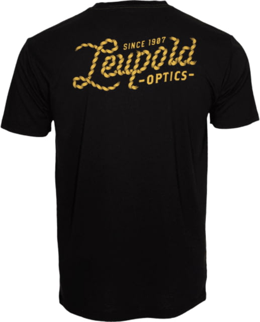 Leupold Leupold Optics Rope Script Tee - Men's Black M - $22.99 at Optics Planet