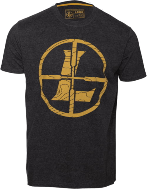 Leupold Leupold Reticle Topo Tee - Men's Charcoal M - $29.89 at Optics Planet