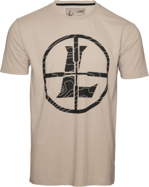 Leupold Leupold Reticle Topo Tee - Men's Quicksand XXXL - $29.89 at Optics Planet