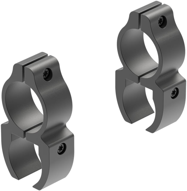 Leupold Rifleman Gen2 1in .22 RF 3/8-inch See-Thru Rings Black Matte