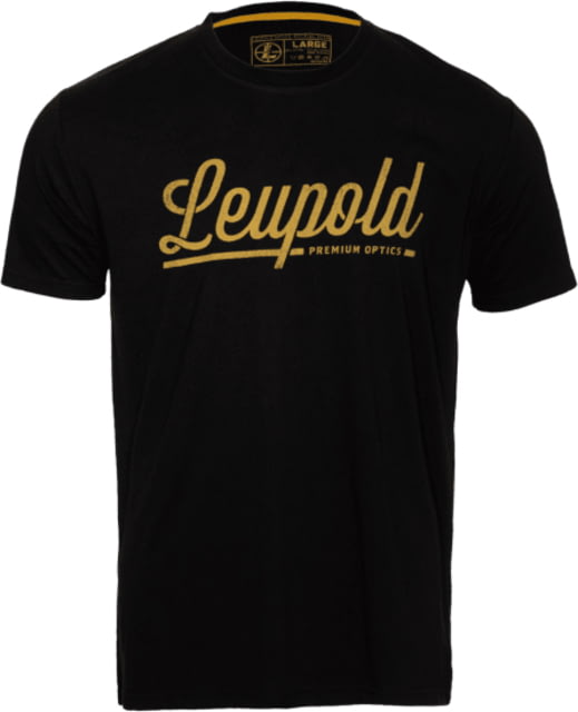 Leupold Leupold Script Line Tee - Men's Black L - $25.49 at Optics Planet