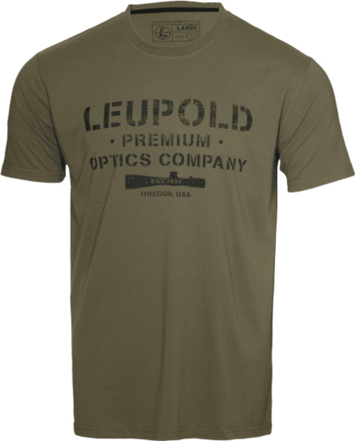Leupold Leupold Stencil Tee - Men's Light Olive XXL - $22.99 at Optics Planet