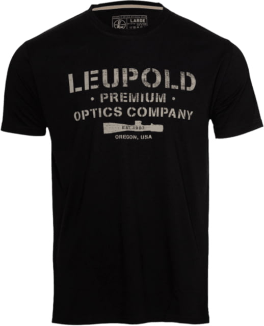 Leupold Leupold Stencil Tee - Men's Black XXL - $25.49 at Optics Planet