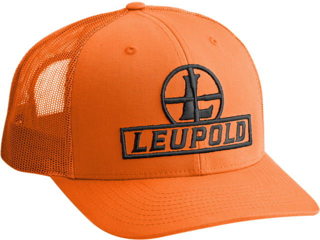 Leupold Leupold Low Profile Reticle Trucker Hat One Size Blaze Orange - $35.99 at Optics Planet