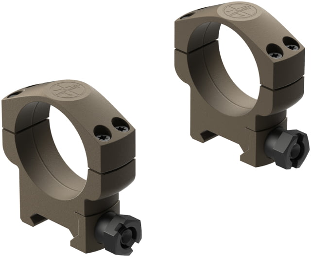 Leupold Mark 4 35mm High Aluminum Scope Ring FDE Small