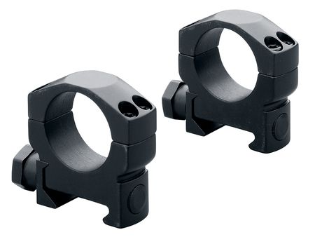 EDEMO Leupold Mark 4 Mounting Rings 1in Medium Matte Black Aluminum  EDEMO2 - Leupold