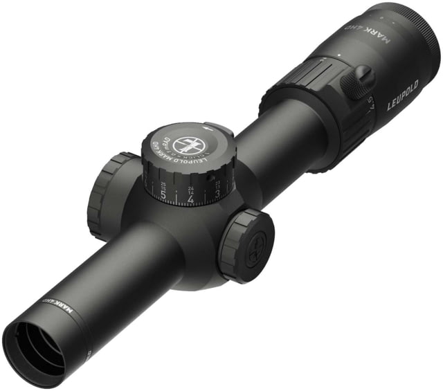 Leupold Mark 4HD 1-4.5x24 Rifle Scope 30mm Tube Second Focal Plane Illum. FireDot TMR Black Small
