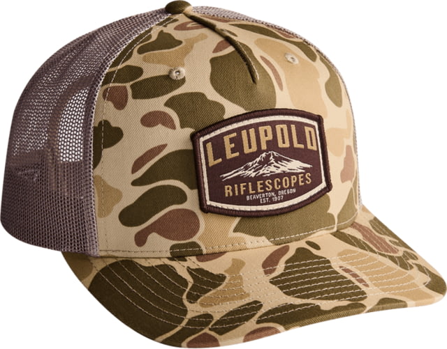 Leupold Mt. Hood Trucker Hat One Size Harvest Duck Camo