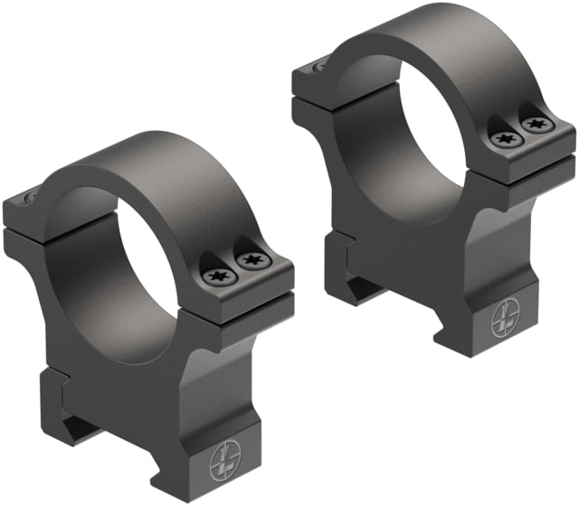 Leupold Open Range Cross-Slot Rings 30mm High Matte Black