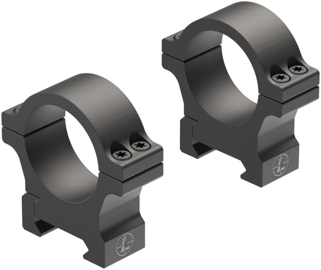 Leupold Open Range Cross-Slot Rings 30mm Medium Matte Black