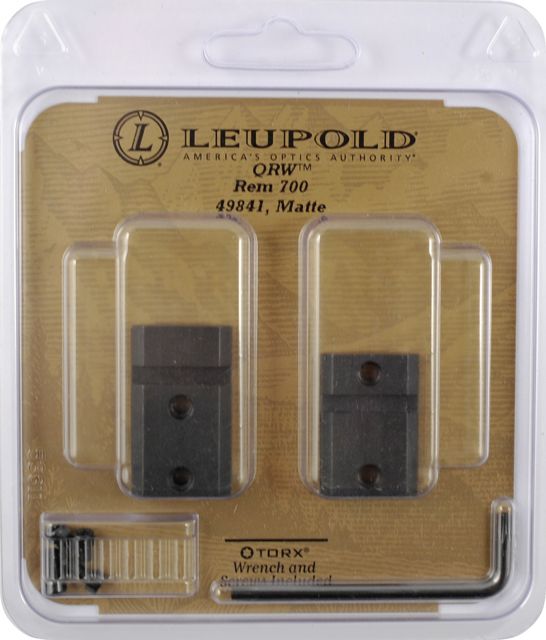 Leupold Quick Release Weaver Style Two Piece Base Remington 700 Matte Black