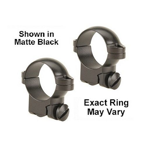 Leupold Rifle Scope Mount Rings 1in Ruger M77 High Extension Matte Black