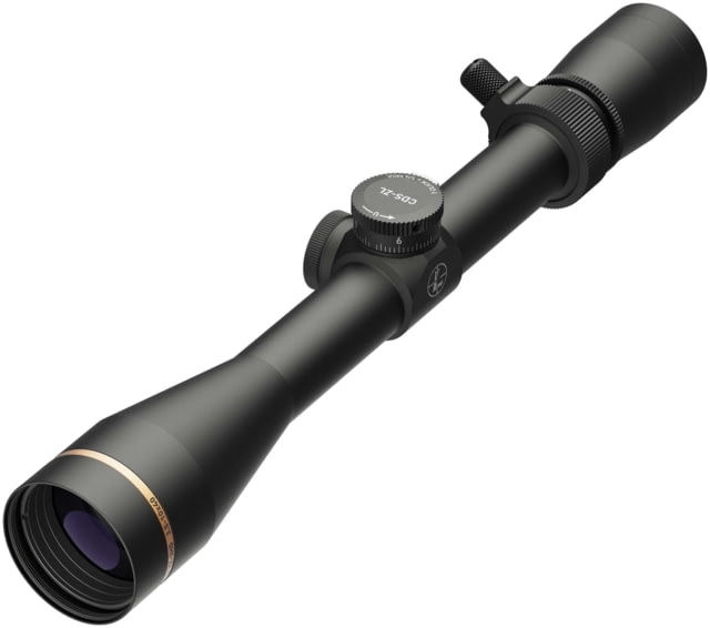 Leupold VX-3HD 3.5-10x40mm Rifle Scope 1 in Tube Second Focal Plane Black Matte Non-Illuminated Duplex Reticle MOA Adjustment