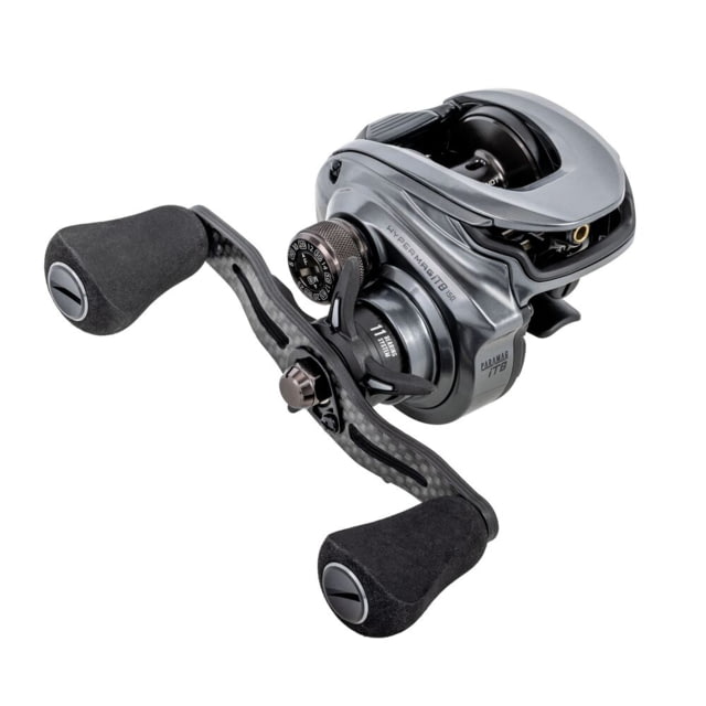 Lew's HyperMag ITB Baitcast Fishing Reel 8.3/1 Right Hand Silver/Black 150
