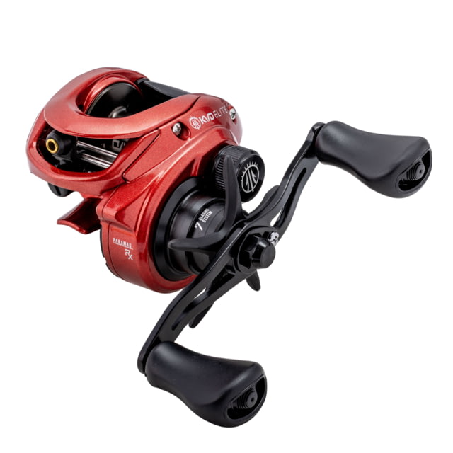 Lew's KVD Elite Baitcast Reel 8.3/1 Left Hand Red/Black