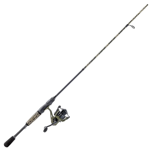 Lew’s Mach Bottomland Spinning Rod and Reel Combo 6ft 6in Medium Fast 2 Pieces Mossy Oak Bottomland Camo 200