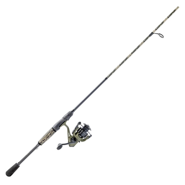 Lew's Mach Bottomland Spinning Rod and Reel Combo 7ft Medium Fast Mossy Oak Bottomland Camo 300