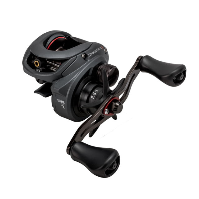 Lew's Speed Spool RX Baitcast Reel 7.5/1 Left Hand Black/Red