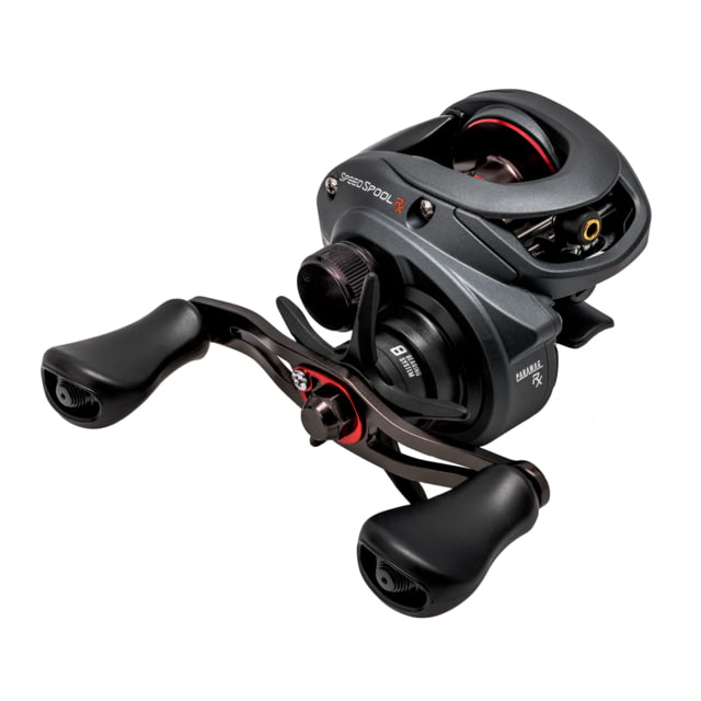 Lew's Speed Spool RX Baitcast Reel 8.3/1 Right Hand Black/Red