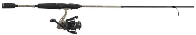 Lew's American Hero Camo Spinning Reel and Rod Combo 7ft 2-PC Medium Fast IM7 Graphite Rod SZ 400 Reel Interchangeable Retrieve Camo/Black