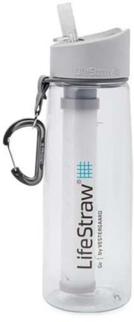 LifeStraw Go Water Bottle with Filter, 22oz, Clear, LSG201CL08
