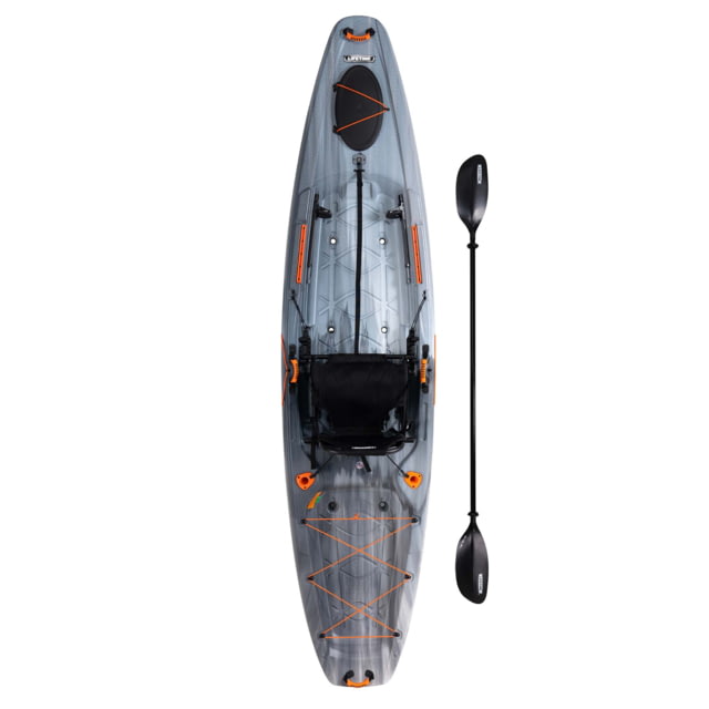 Lifetime Products Yukon Angler 116 Sit-On-Top Fishing Kayak w/Paddle Eclipse Fusion Large