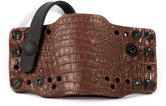 Limbsaver Cross-Tech Clip-On Leather Holster w/Strap Dark Brown - Limbsaver