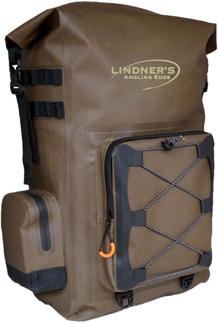 Linder's Angling Edge Shield Series Waterproof Roll Top Backpack Tan 111 - Linders Angling Edge