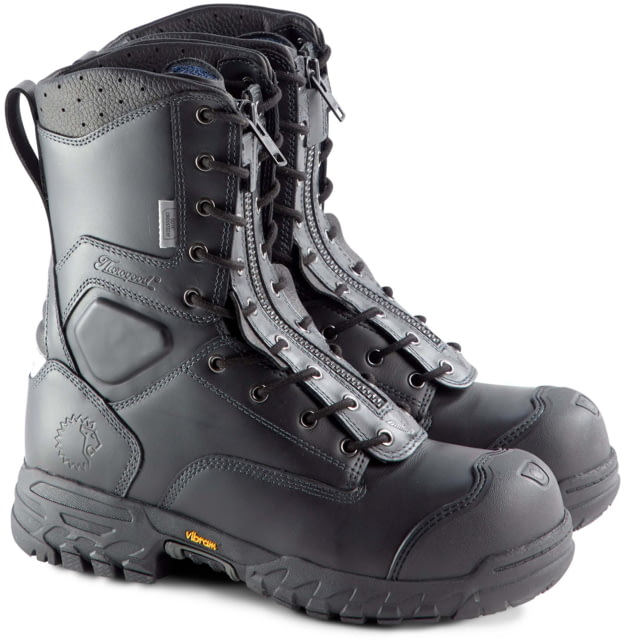 LION Station 1 9in Wildland/EMS Leather Boots - Men's Regular Black 8.5 US