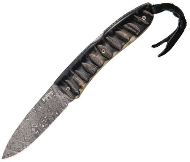 Lionsteel Opera Damascus Ram's Horn Knife LST