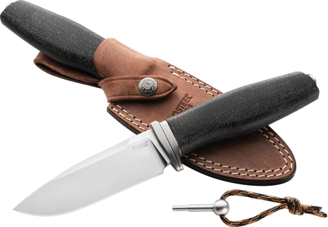 Lionsteel ACHA Fixed Blade Black LST - LionSteel Knives