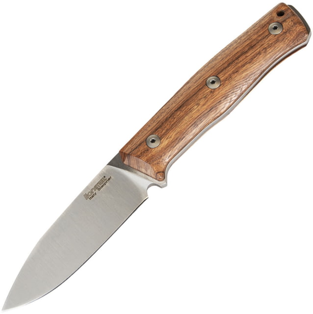 Lionsteel B35 Fixed Blade Santos Knife 3.5" satin finish Sleipner tool steel blade Santos wood handle B35 ST - Lionsteel