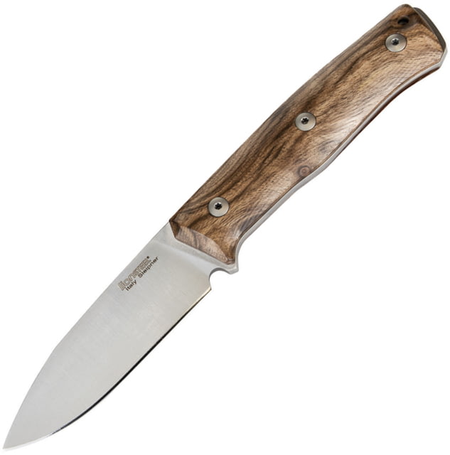 Lionsteel B35 Fixed Blade Walnut Knife 3.5" satin finish Sleipner tool steel blade Walnut handle B35 WN - Lionsteel