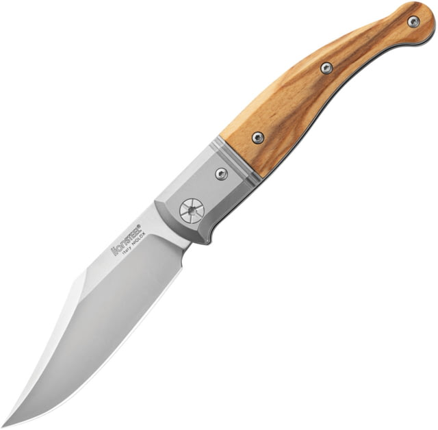 Lionsteel Gitano Slip Joint Olive Folding Knife 3.25" satin finish Niolox tool steel clip point bl Olive wood handle GT01 UL