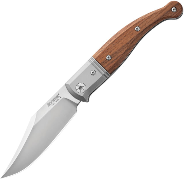 Lionsteel Gitano Slip Joint Santos Folding Knife 3.25" satin finish Niolox tool steel clip point bl Santos wood handle GT01 ST - Lionsteel