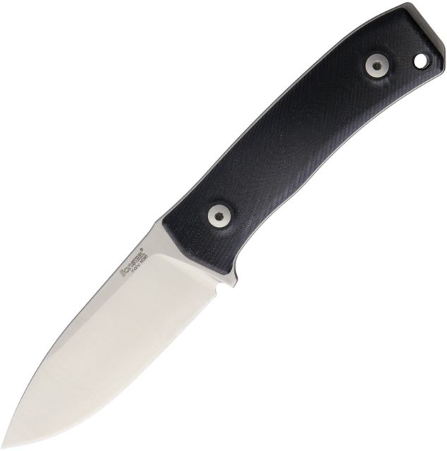 Lionsteel M4 Fixed Blade Black G10 Fixed Blade Knife 3.75in M390 Steel Standard Edge Satin Black G10 Handle M4 G10 - Lionsteel