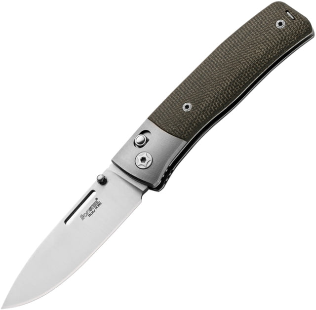 Lionsteel Nini 2 Crossbar Lock Grn Mic LST - LionSteel Knives