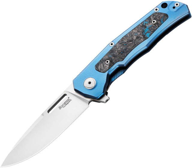 Lionsteel Q4TTRO Framelock Blue Ti LST - LionSteel Knives