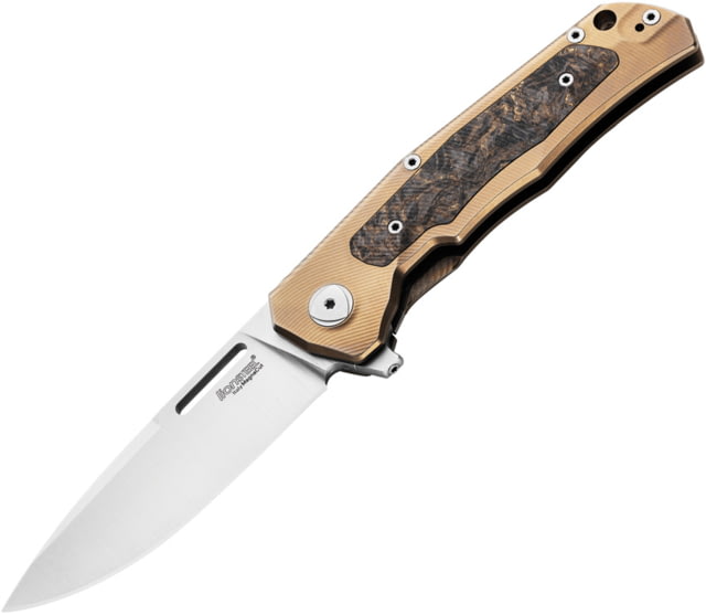 Lionsteel Q4TTRO Framelock Brn Ti LST - LionSteel Knives