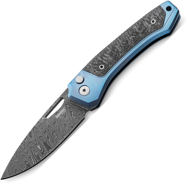 Lionsteel Twain Button Lock Damascus LS