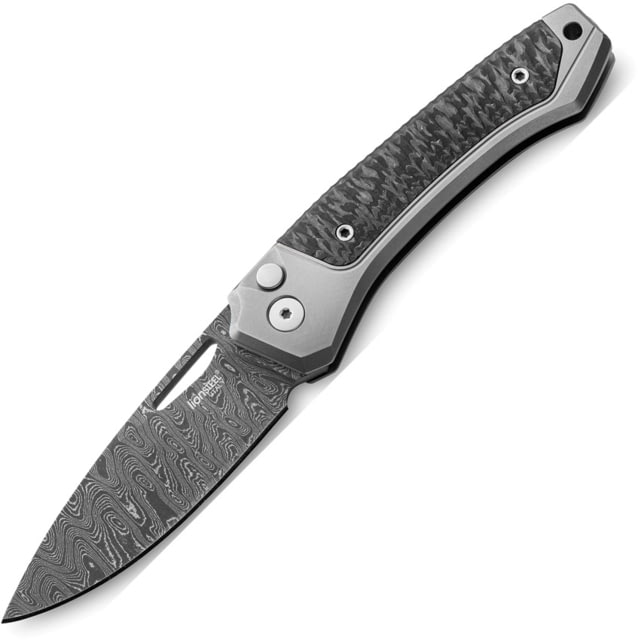 Lionsteel Twain Button Lock Damascus LS - LionSteel Knives