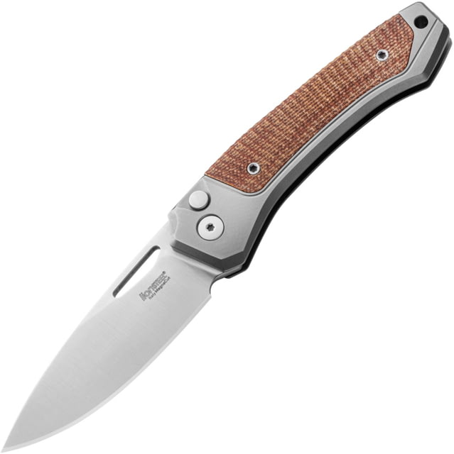 Lionsteel Twain Button Lock Nat Mic LS - LionSteel Knives